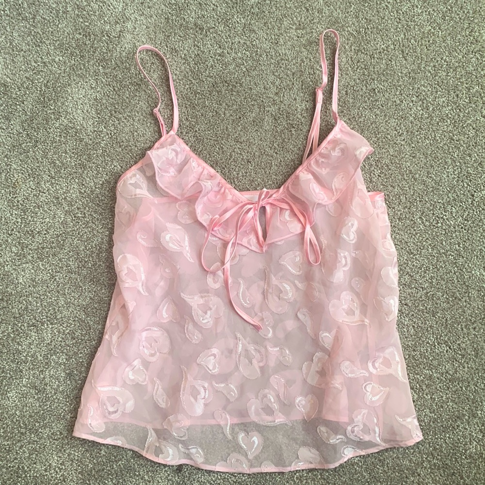 Pink lingerie Top